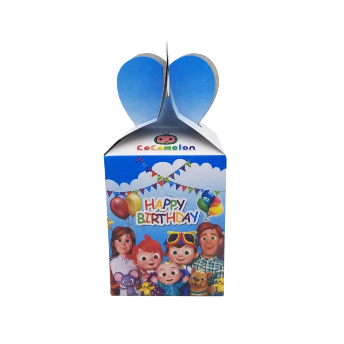 Cocomelon Theme Goody Boxes - Pack of 10 for Birthday Party Favor & Decoration