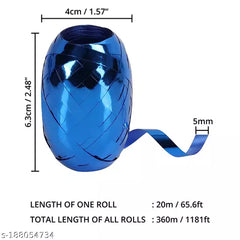 Premium Ribbon Decoration Pack (Set of 6) - Perfect for Party & Event Decor - KidzNBaby