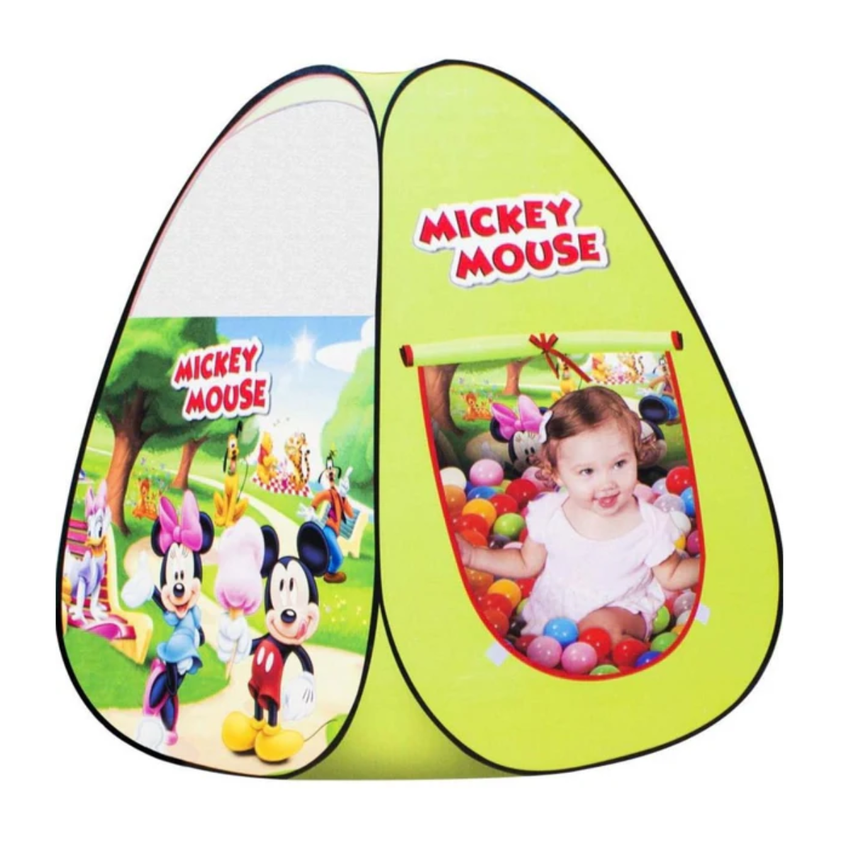 Mickey Mouse Popup Tent House – Foldable & Reusable - KidzNBaby