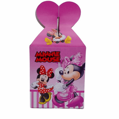Pack of 10 Minnie Mouse Theme Pink Goody Boxes for birthday party favors