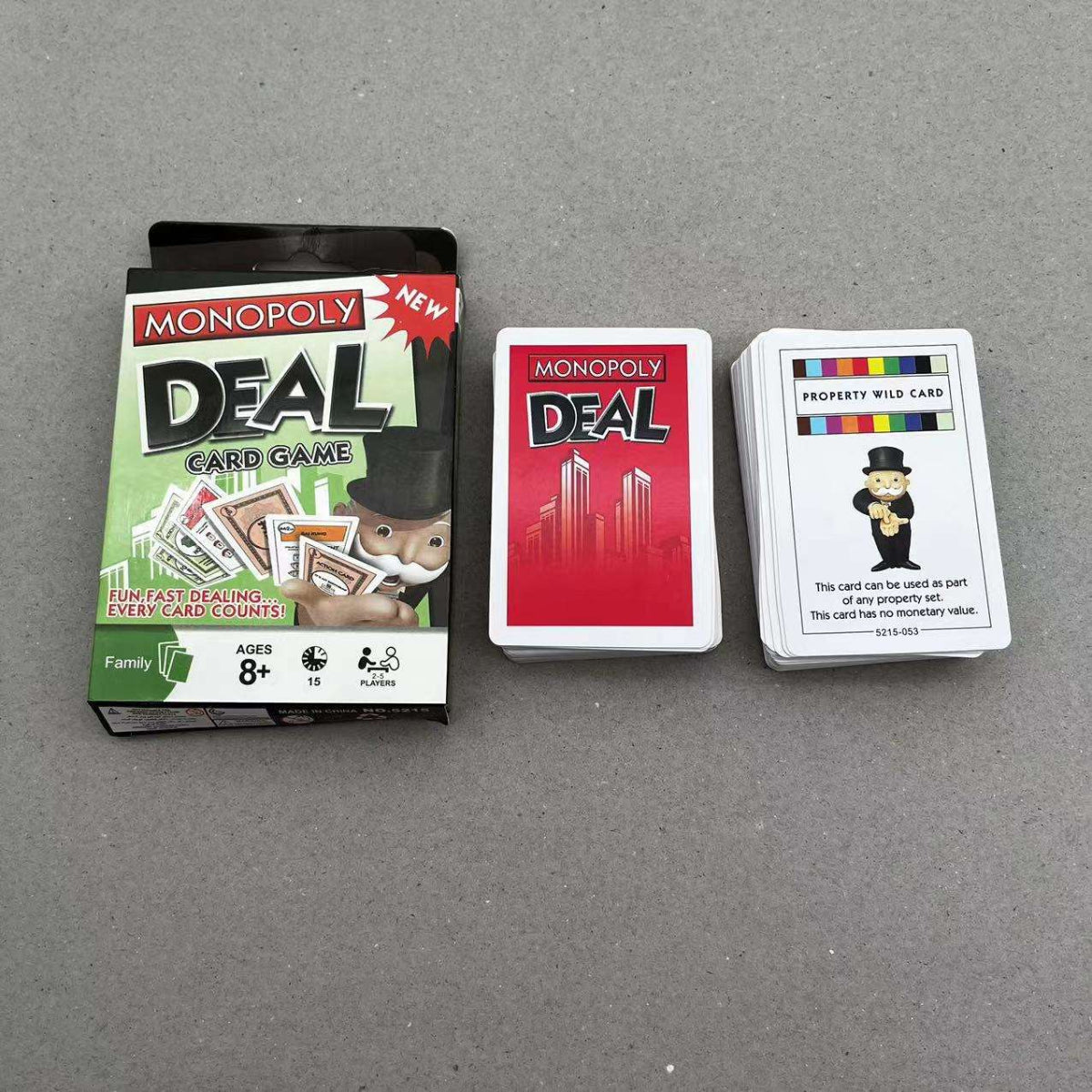 Monopoly Deal Card Game for Party and Travel Fun