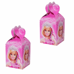 Pack of 10 Princess Barbie Theme Goody Boxes for birthday party favors