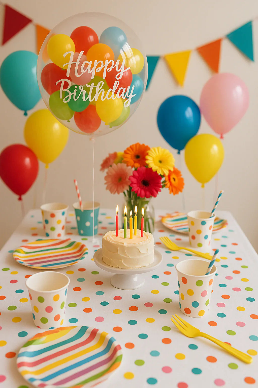 Table Decorations for a Birthday Party