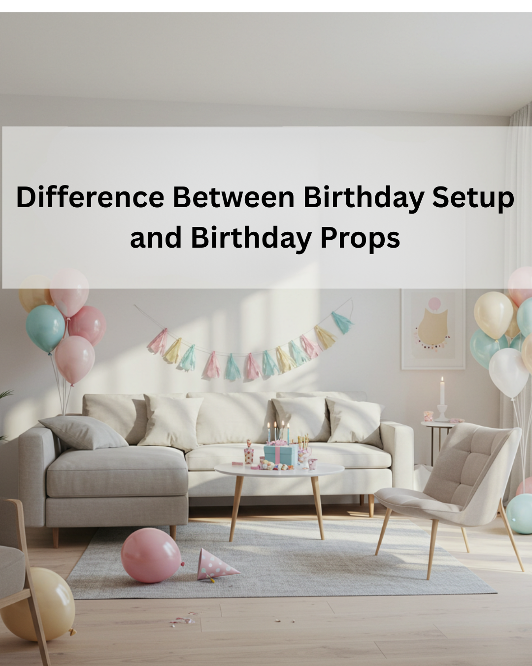 Difference Between Birthday Setup and Birthday Props