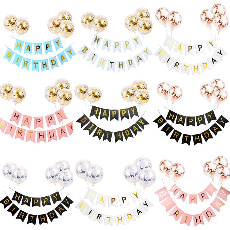 Happy Birthday Banner for Birthday Decoration - Party Supplies