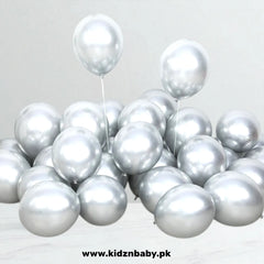 20 Pieces Metallic Chrome Balloons