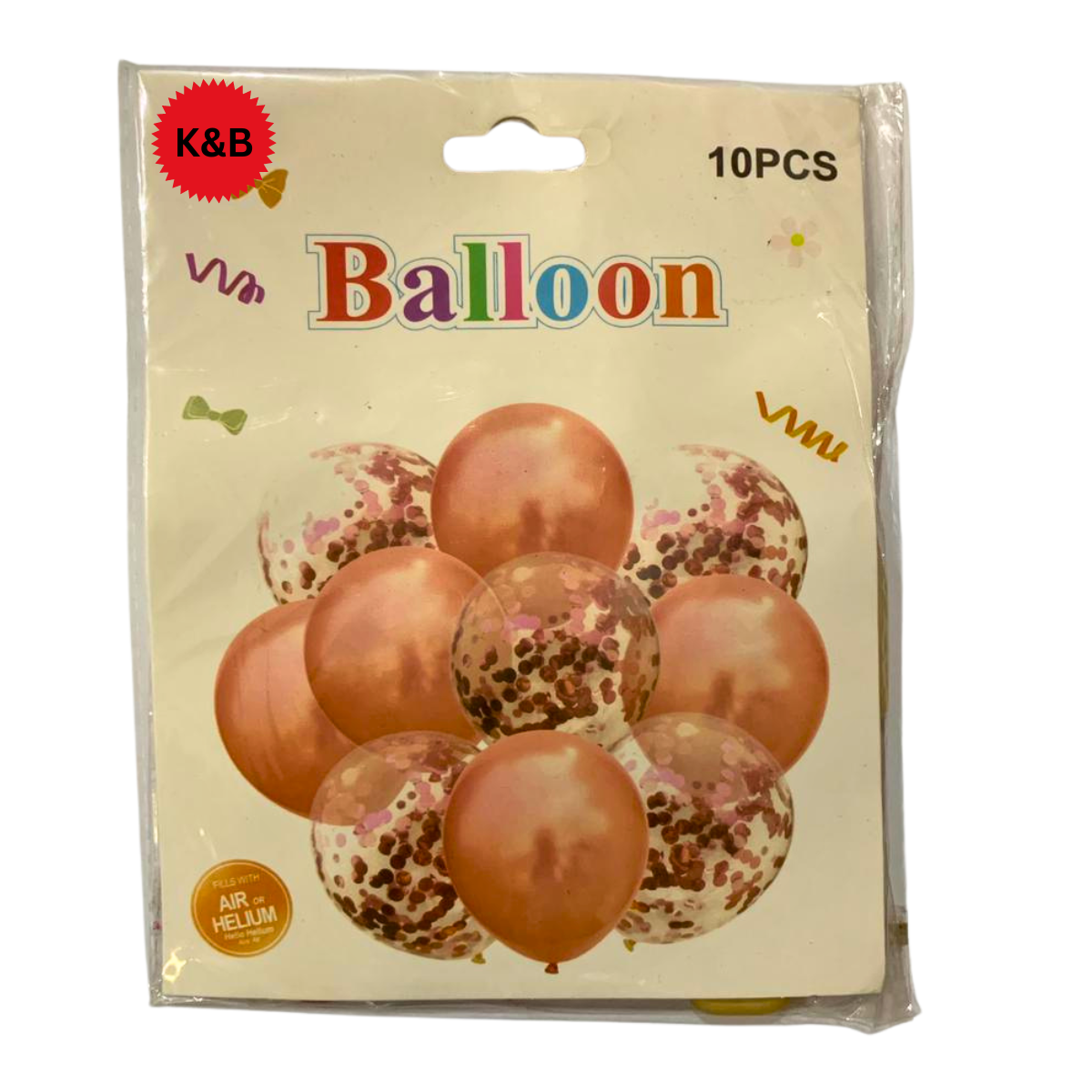 Confetti Latex Mix Balloons - 10 Pieces