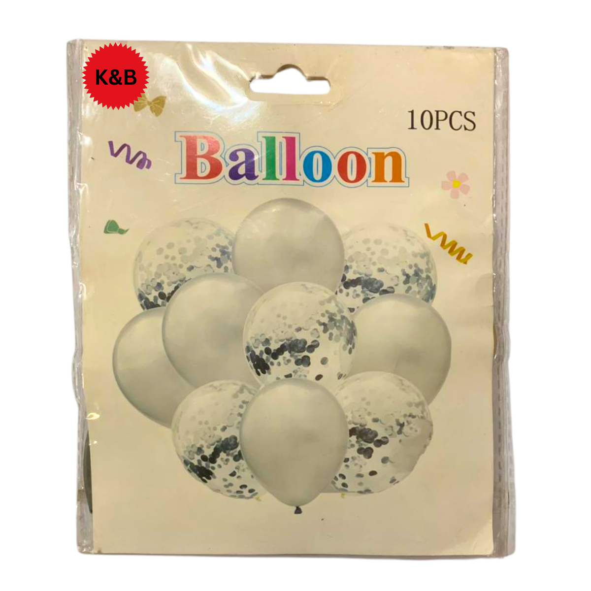 Confetti Latex Mix Balloons - 10 Pieces