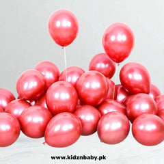 20 Pieces Metallic Chrome Balloons