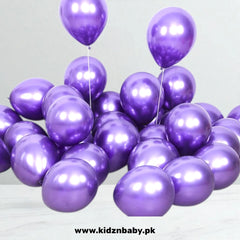 20 Pieces Metallic Chrome Balloons