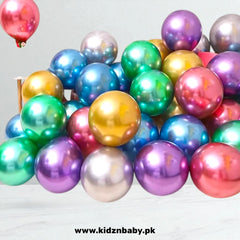 20 Pieces Metallic Chrome Balloons