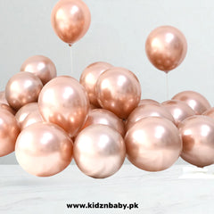20 Pieces Metallic Chrome Balloons