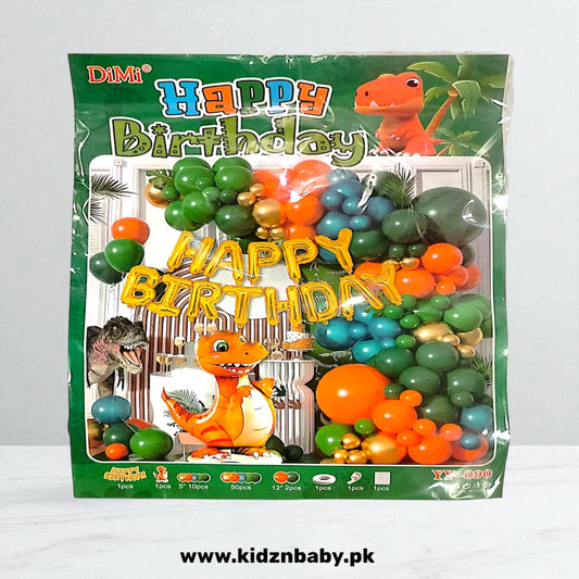 Dinosaur Multicolor Theme Combo Decoration Set
