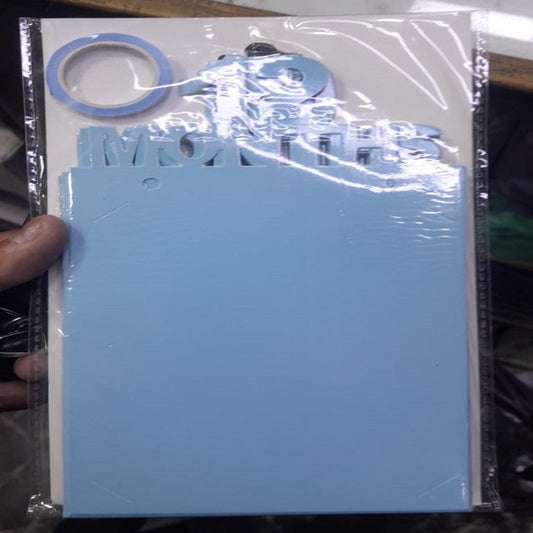 12 months photo banner for baby first birthday