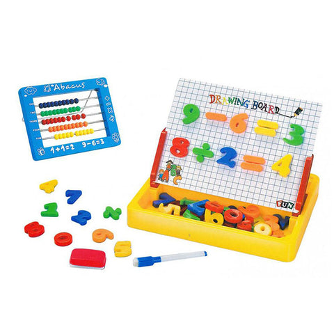 2 in 1 Magnetic Learning Board & Abacus for Kids - Educational Toy