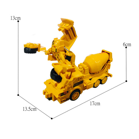 2 in 1 Transformer Construction Truck - Robot Toy for Boys