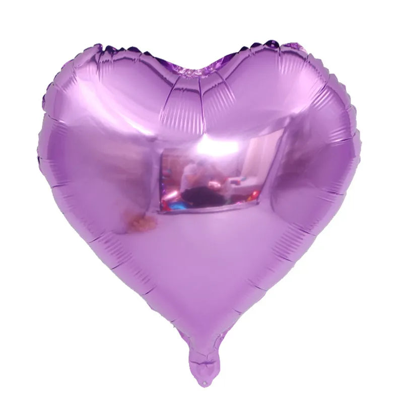 Heart Shape Foil Balloons - 16 Inches | Perfect for Parties