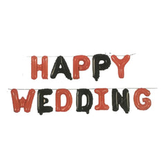 Happy Wedding Foil Balloon 16 Inches - Perfect Wedding Decorations