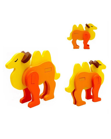 3D Animal Jigsaw Puzzle Camel for kids educational play