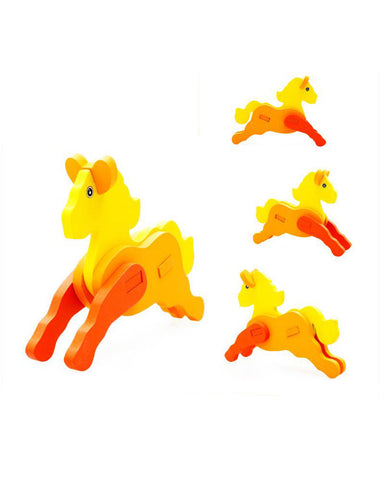 3D Animal Jigsaw Puzzle Horse - Kidz N Baby