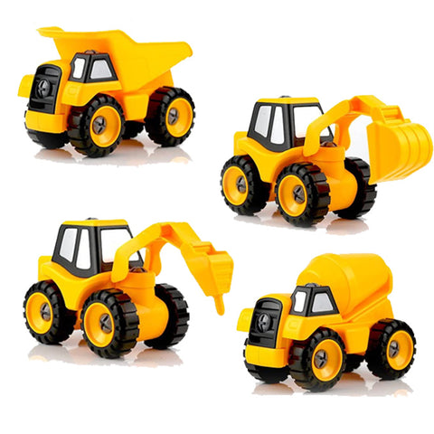 4 Pc Construction Tool Assembly Set for Kids - Educational Toy