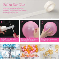 Balloon Glue Dot - 100 Spots