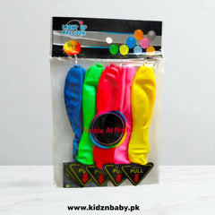 5-piece LED light-up balloon set for bright, fun ambient lighting at parties and celebrations