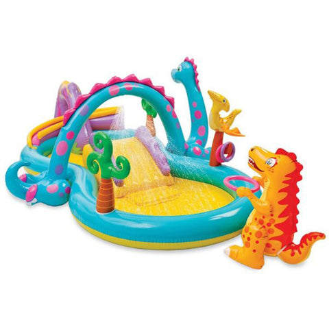 Intex - Dinoland Inflatable Water Spray Play Centre (11 ft long) - 57135