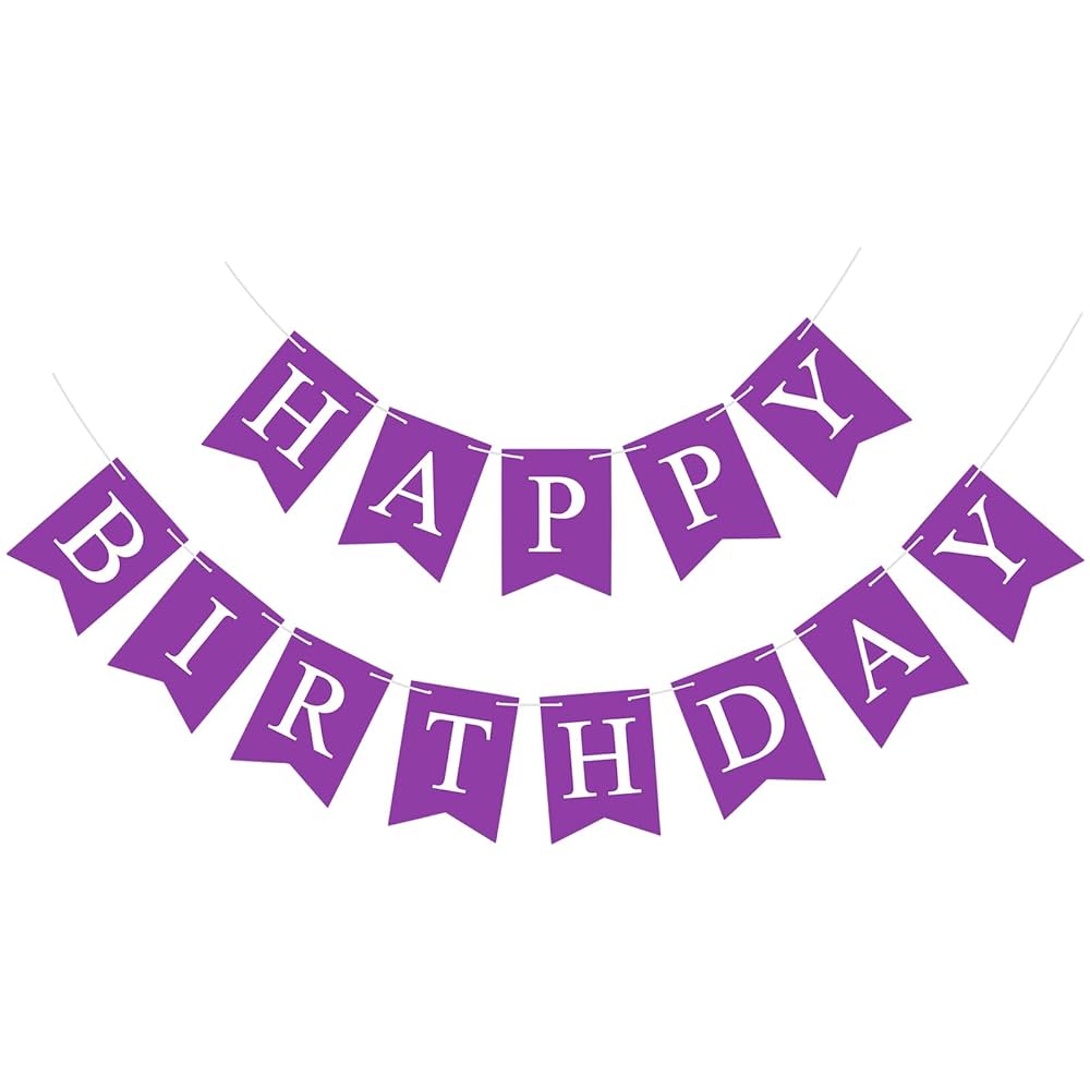 Happy Birthday Banner for Birthday Decoration - Party Supplies