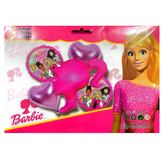Barbie Birthday Theme Party Combo Set - 5 Pcs