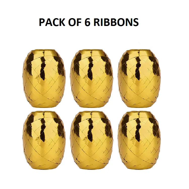 Premium Ribbon Decoration Pack (Set of 6) - Perfect for Party & Event Decor