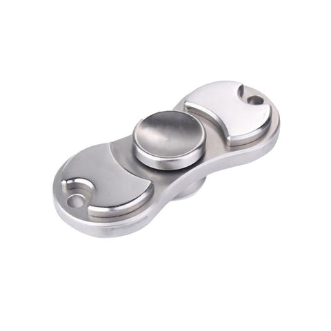 Two Sided Fidget Spinner - Silver