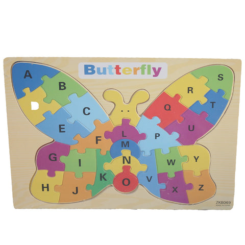 Wood ABC Puzzle - Butterfly