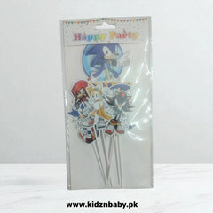 Sonic Theme Cake Topper Set