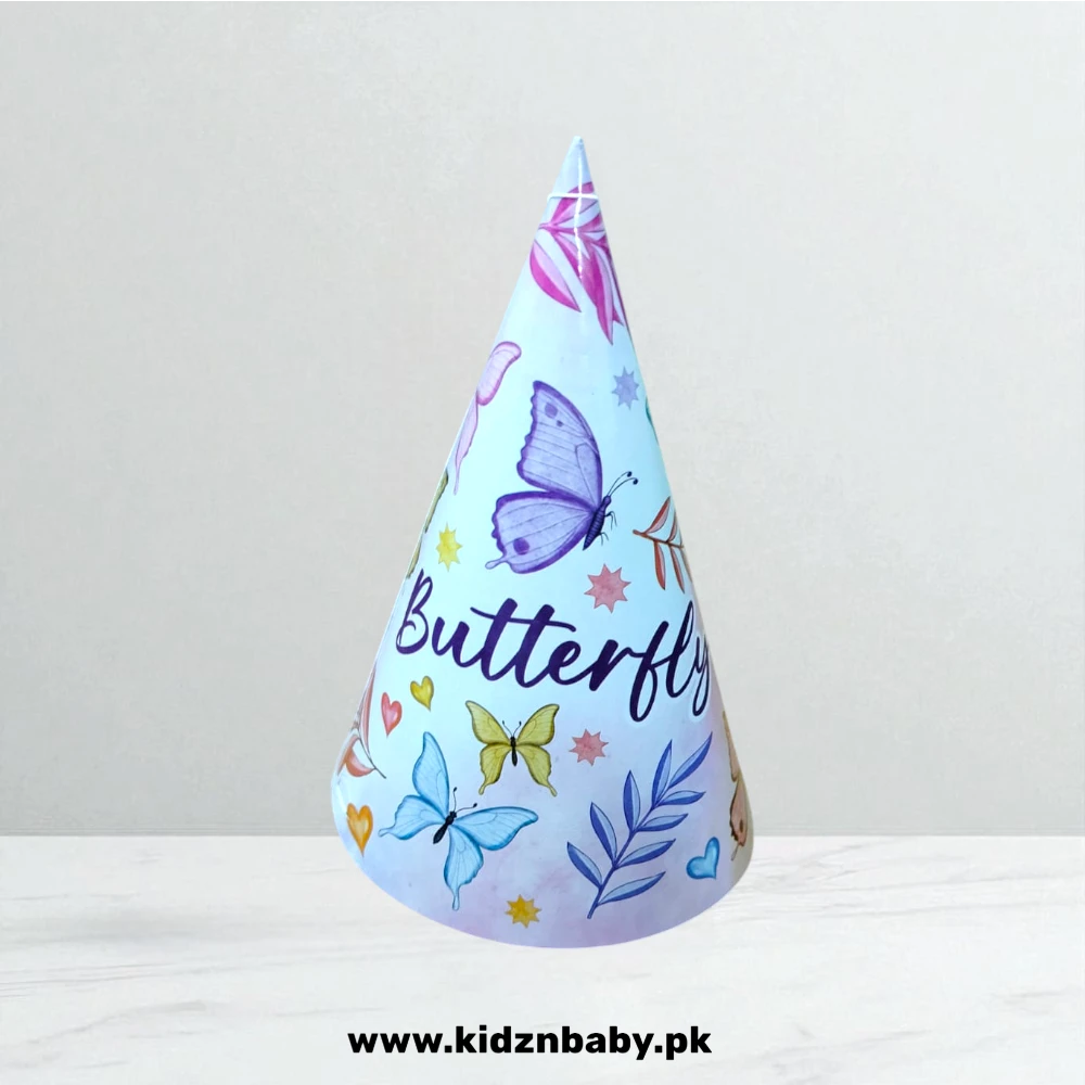 Butterfly Theme Birthday Cap