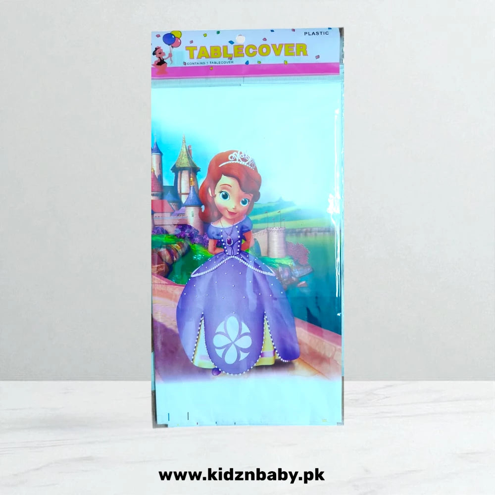 Sofia The First Theme Plastic Table Cover