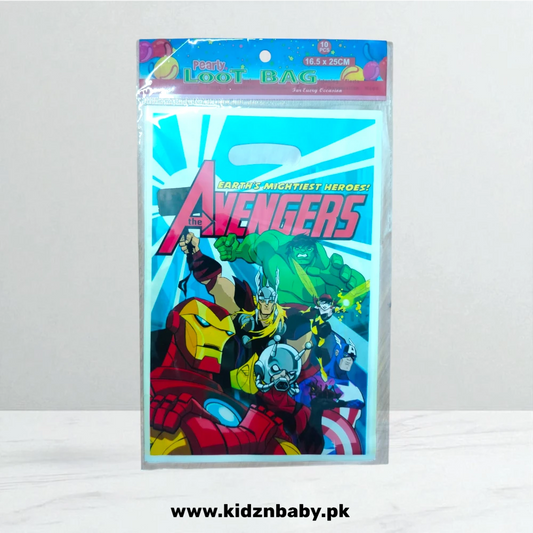 Avengers Theme Goody Bags (Pack of 10)
