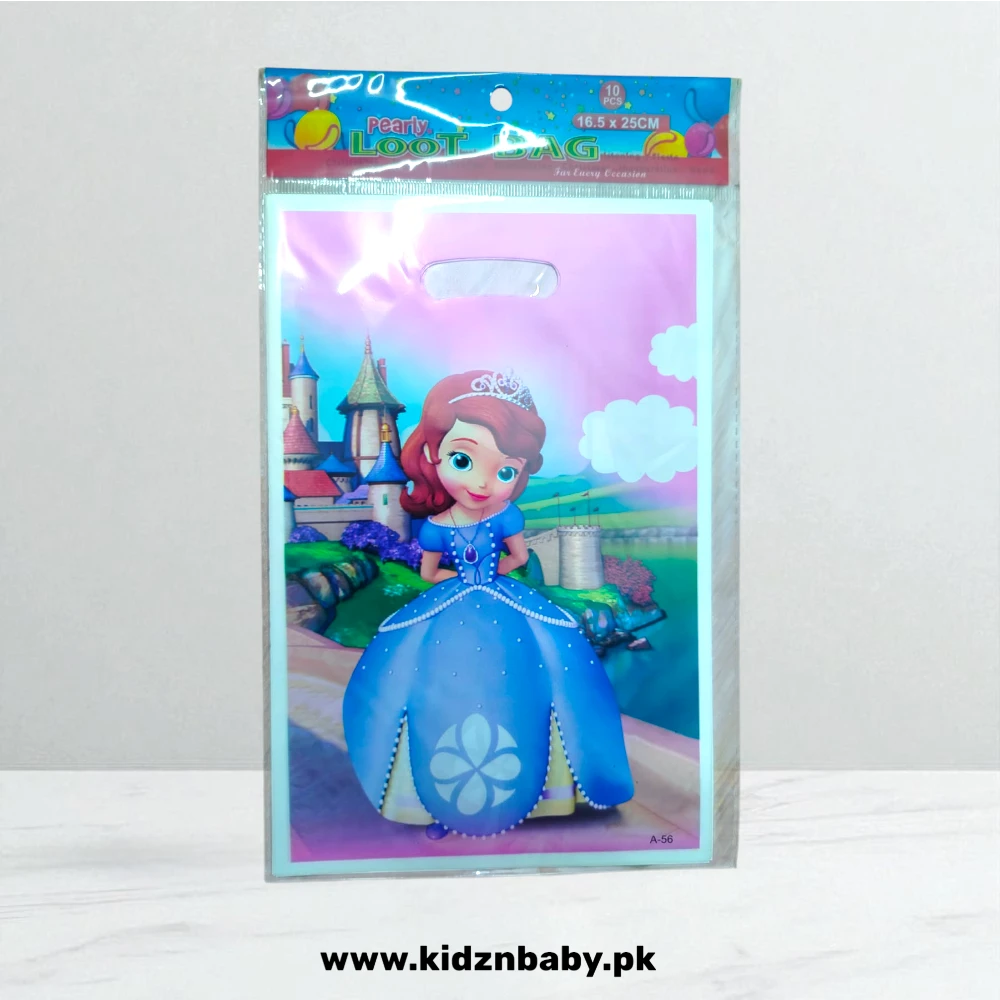 Sofia The First Theme Goody Bags (Pack of 10)