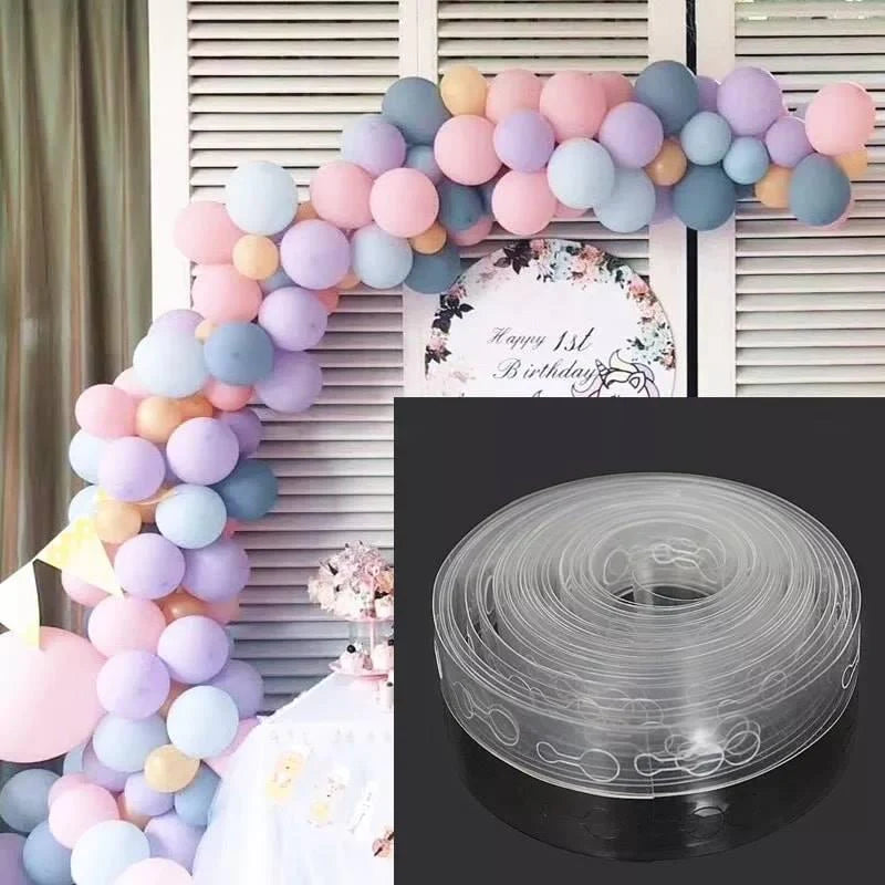 Balloons Arch Tape Garland Strip - 5 Meter