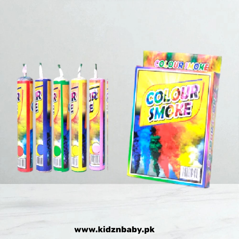 Assorted color smoke bombs (Pack of 5) for outdoor photography special effects