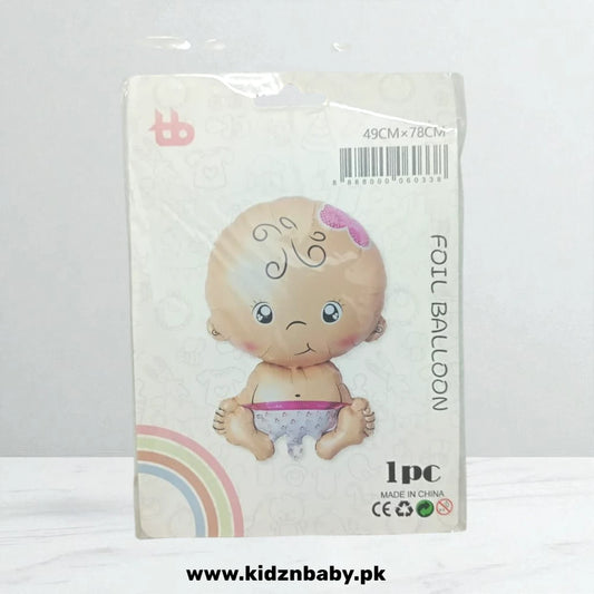  Baby Girl Foil Balloon 18 Inch – Welcome Baby Pakistan