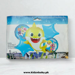 Baby Shark Yellow Theme Party Balloons Set (5 Pcs)