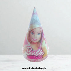 Barbie theme pink birthday cap party accessory for celebrations