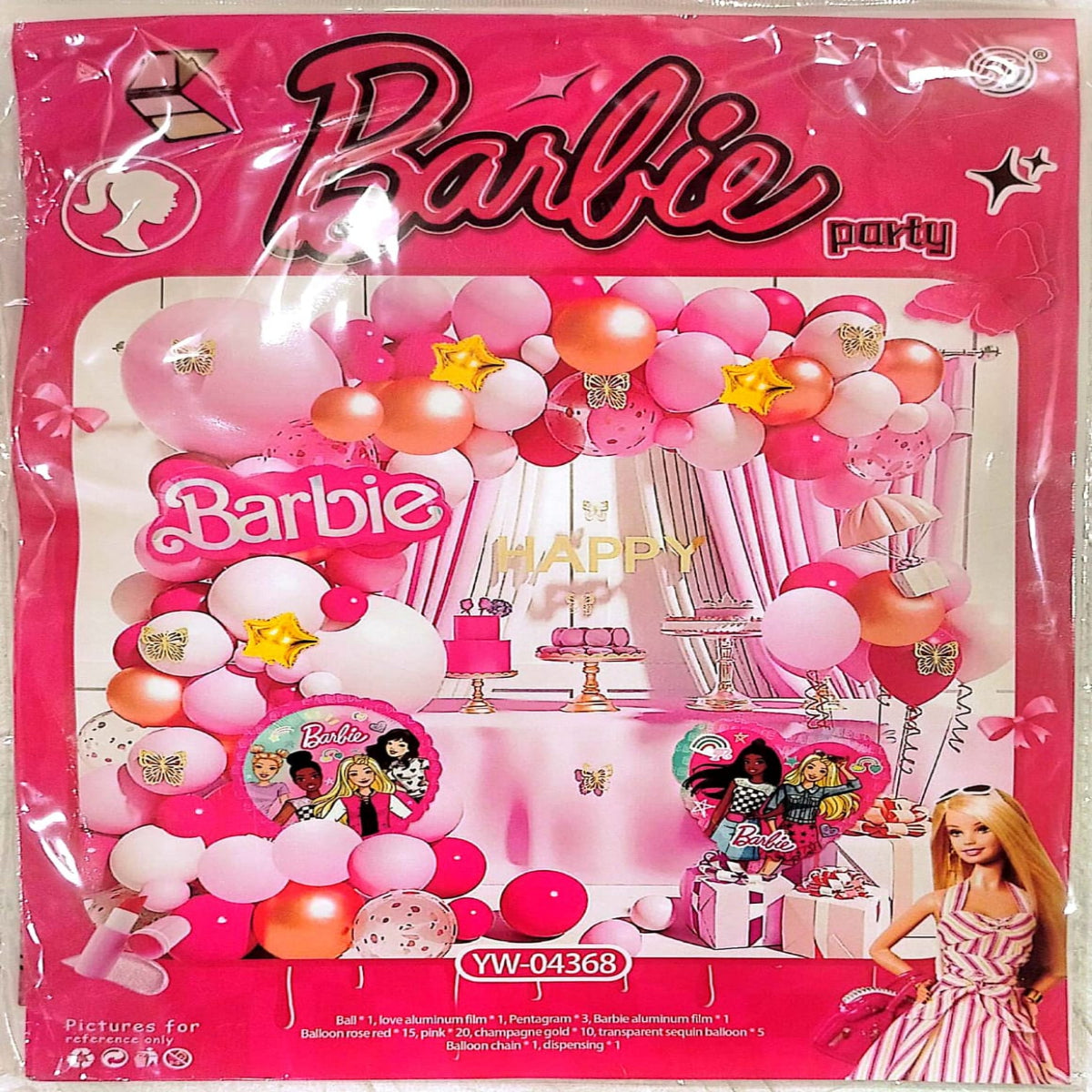 Barbie Theme Combo Decoration Set