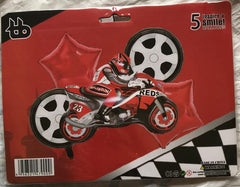 Red Racing Bike Theme Combo Set for Birthday Boy and Baby Shower