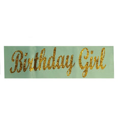 Birthday Girl Satin Sash for Birthday Parties