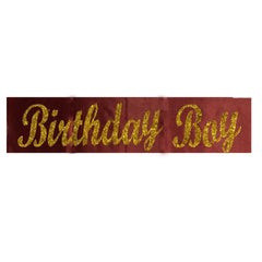 Birthday Boy Satin Sash - Elegant and Comfortable for Parties