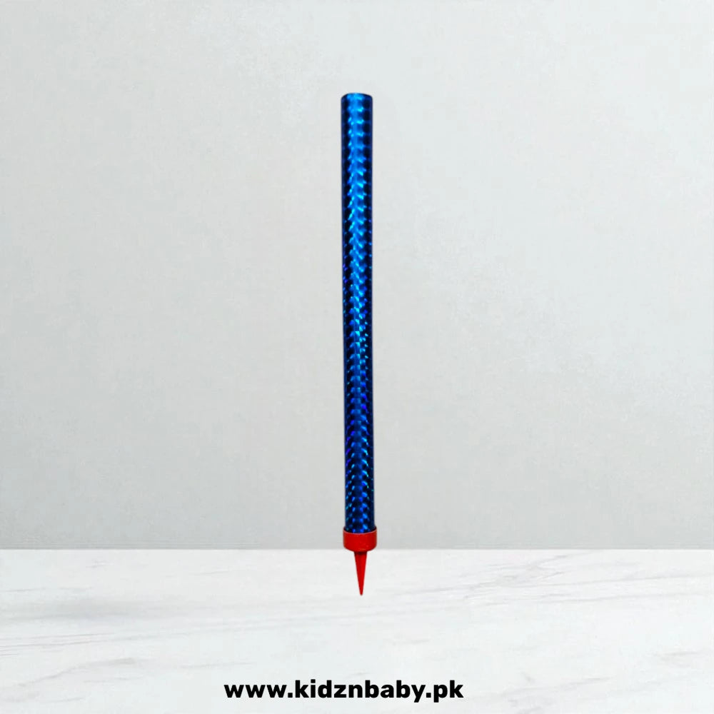 Blue Sparkling Candle – 5 Inch Party Decoration Accessory