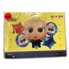 Boss Baby Foil Balloons Set - Pack of 5