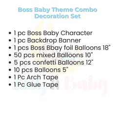 Boss Baby Theme Decoration set for Parties